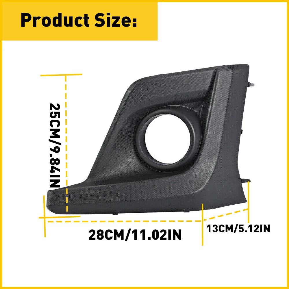 Fog Light Cover Bezel Pair for Subaru Crosstrek (2018–2020)