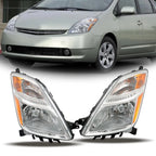 Pair Halogen Headlights for Toyota Prius (2006–2009)