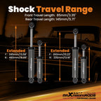 3" Front 4" Rear Performance Suspension Kit for Chevy C10 (1963-1972)