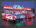 Vintage Route 66 Tin Metal Sign for Chevy Classic (1129)