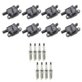 NGK 8 Ignition Coil & Laser Iridium Spark Plugs Kit for Suburban 3500 HD (2001–2014)