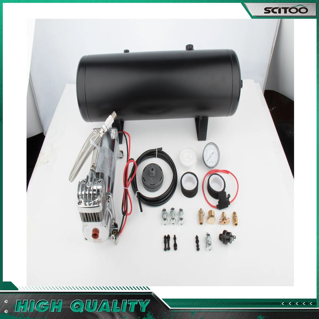 3 Gal Air Tank for Train Horn System (12V, 200 PSI)