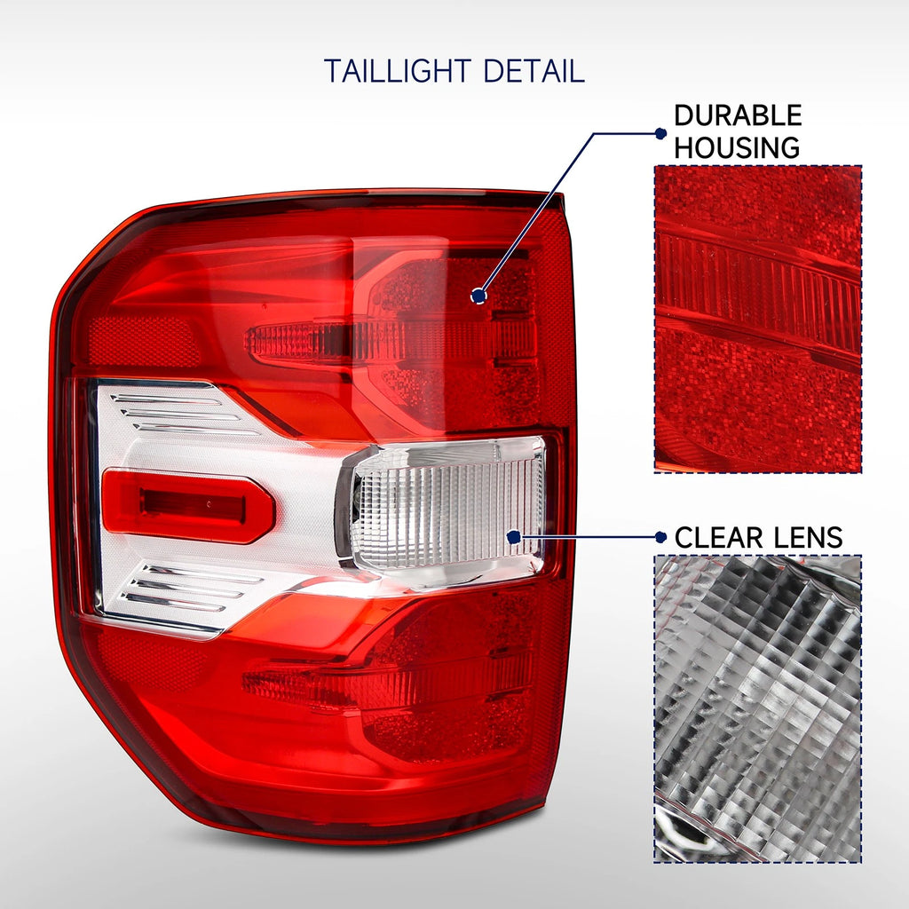 LED Tail Light for Ford Maverick Lariat (2022–2026) W/Bulb Driver Left Side