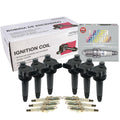 Set of 6 Ignition Coils & NGK Laser Iridium Spark Plugs for Lexus Toyota V6