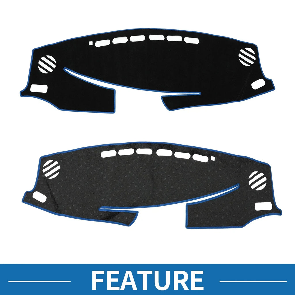 Dashboard Cover Mat for Lexus ES ES350 2013-2018 Sun Protector Pad Black Blue