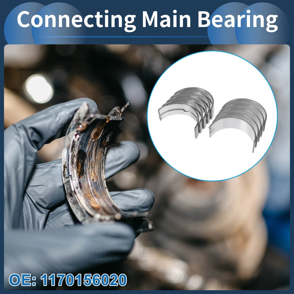 Main Bearing Set No.1170156020 for Toyota Dyna (1984–1988) 10 Pcs