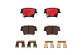 Set of 4 Brembo Rear Ceramic NAO Disc Brake Pads for Chrysler 300, Dodge Charger, Magnum (2005–2010)