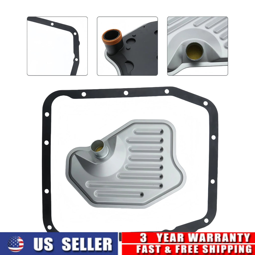 Transmission Oil Filter & Pan Gasket Kit for Ford F150, Lincoln, Mercury (F6AP7G186BA)