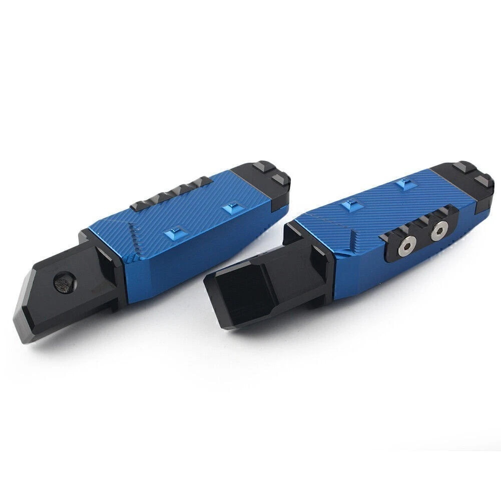 Rear Passenger Foot Pegs Pedal Pads for Honda CBR600RR CBR600 F4/F4I (2003–2016) Blue