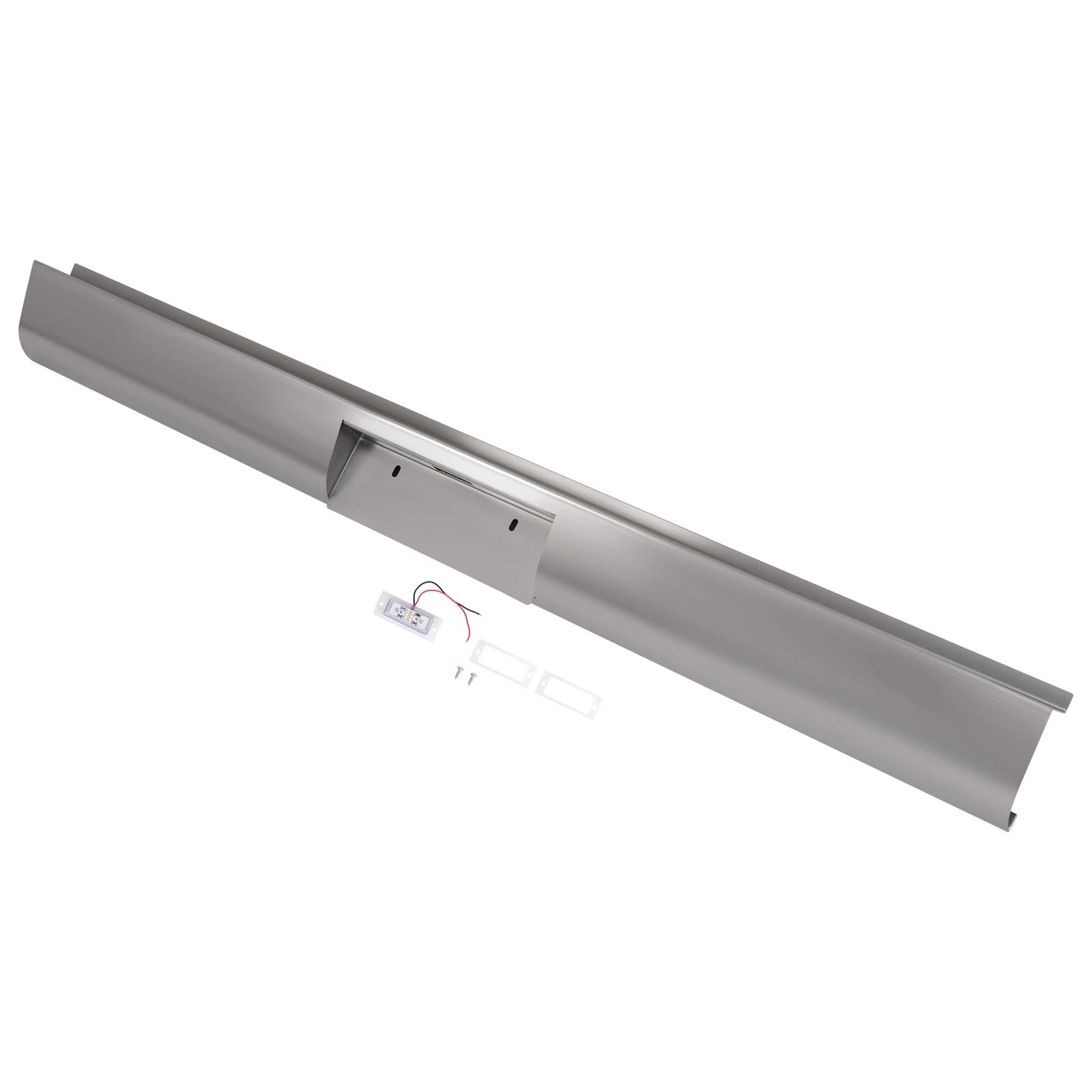 Rear Steel Roll Pan Assembly w/ Light for Dodge Dakota (1987–1996)