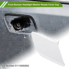 Washer Nozzle Cover Cap No. 51118060682 for BMW 428i (2014–2016) White