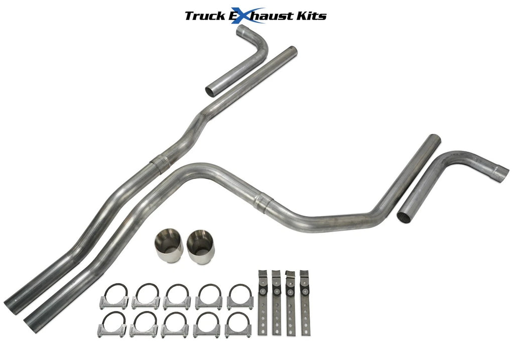 2.5" Dual Exhaust Kit for Cadillac Escalade (2001–2006) DW Tip