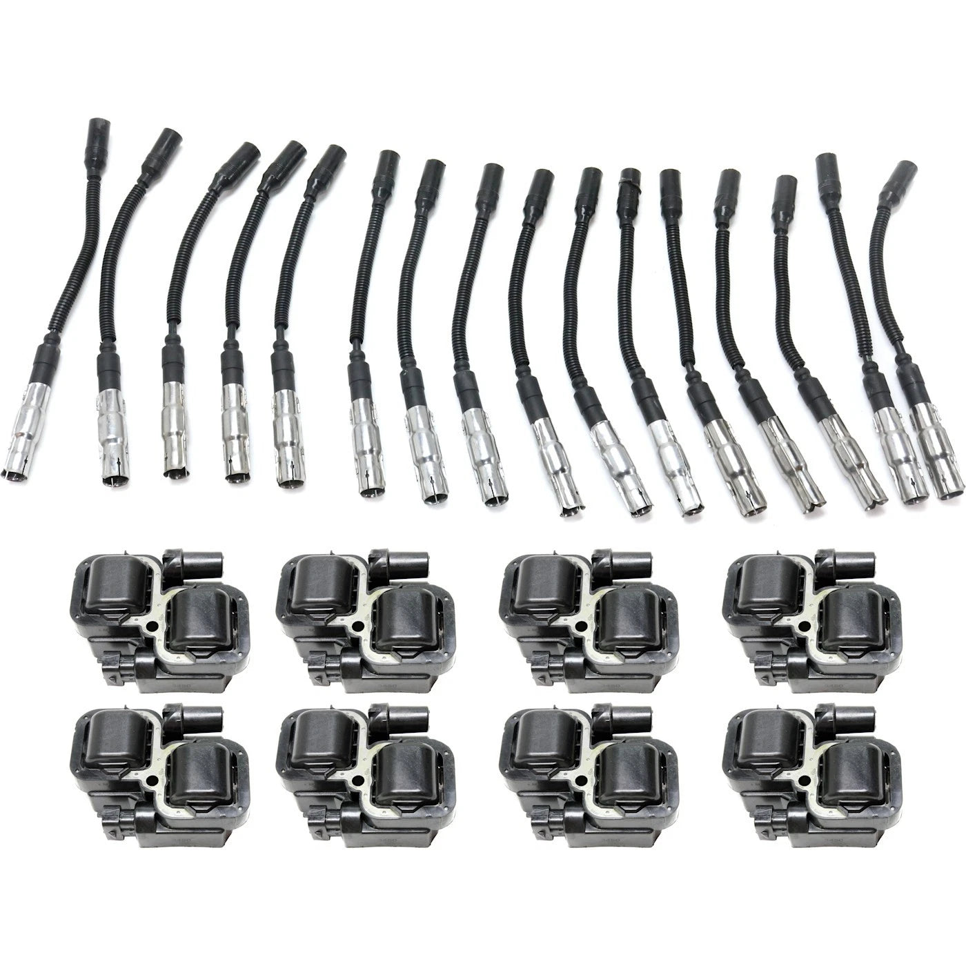 Ignition Coil and Spark Plug Wire for Mercedes Benz SL500 S430 S500 E500