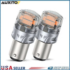 2X 1157 Amber Yellow LED Turn Signal Parking Light Bulbs for Autoone