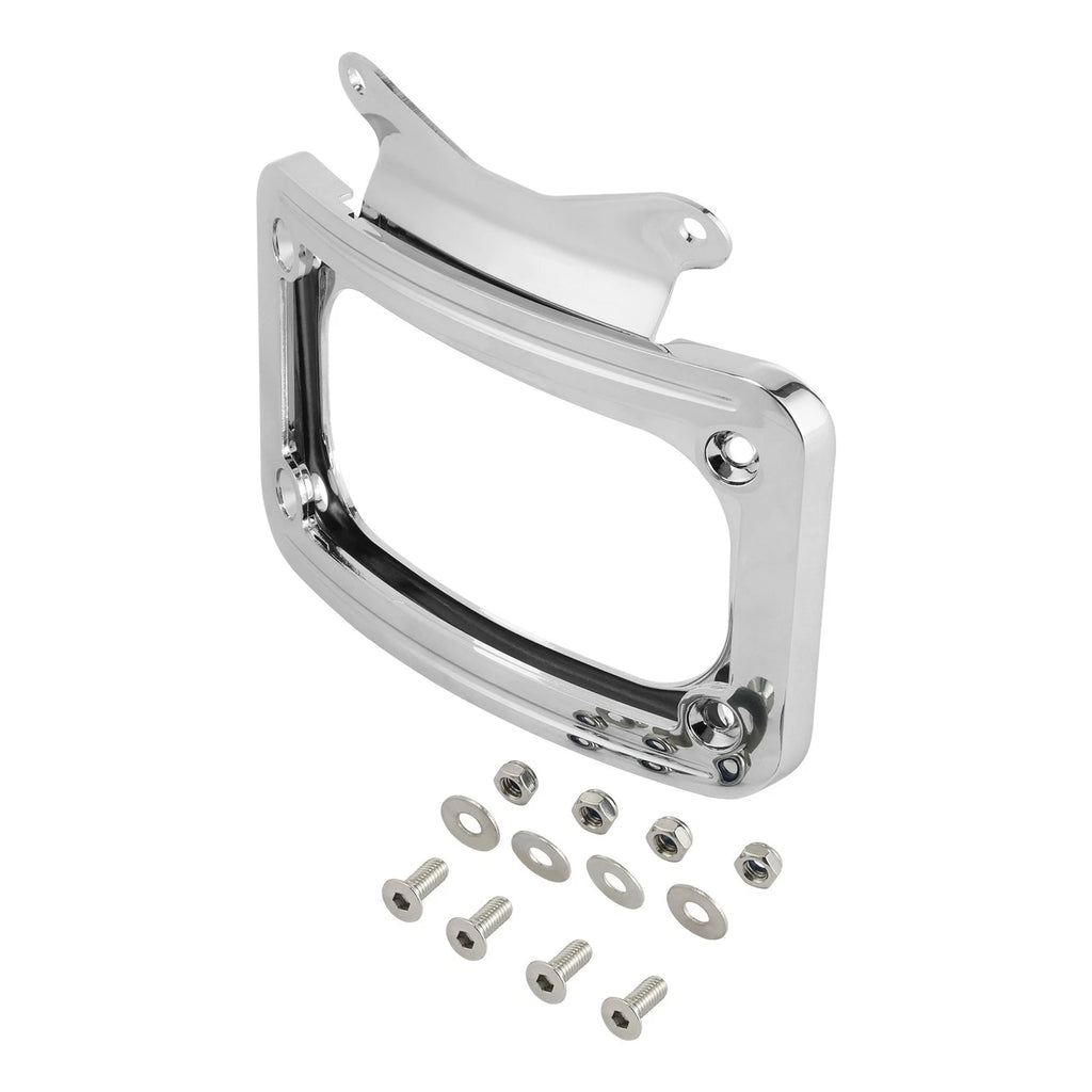 Curved License Plate Mount Frame with Light for Harley Street Glide (2010–2023)
