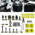 253pcs Black Aluminum Fairing Bolts Kit for Honda CBR600RR CBR1000RR (2003–2023)