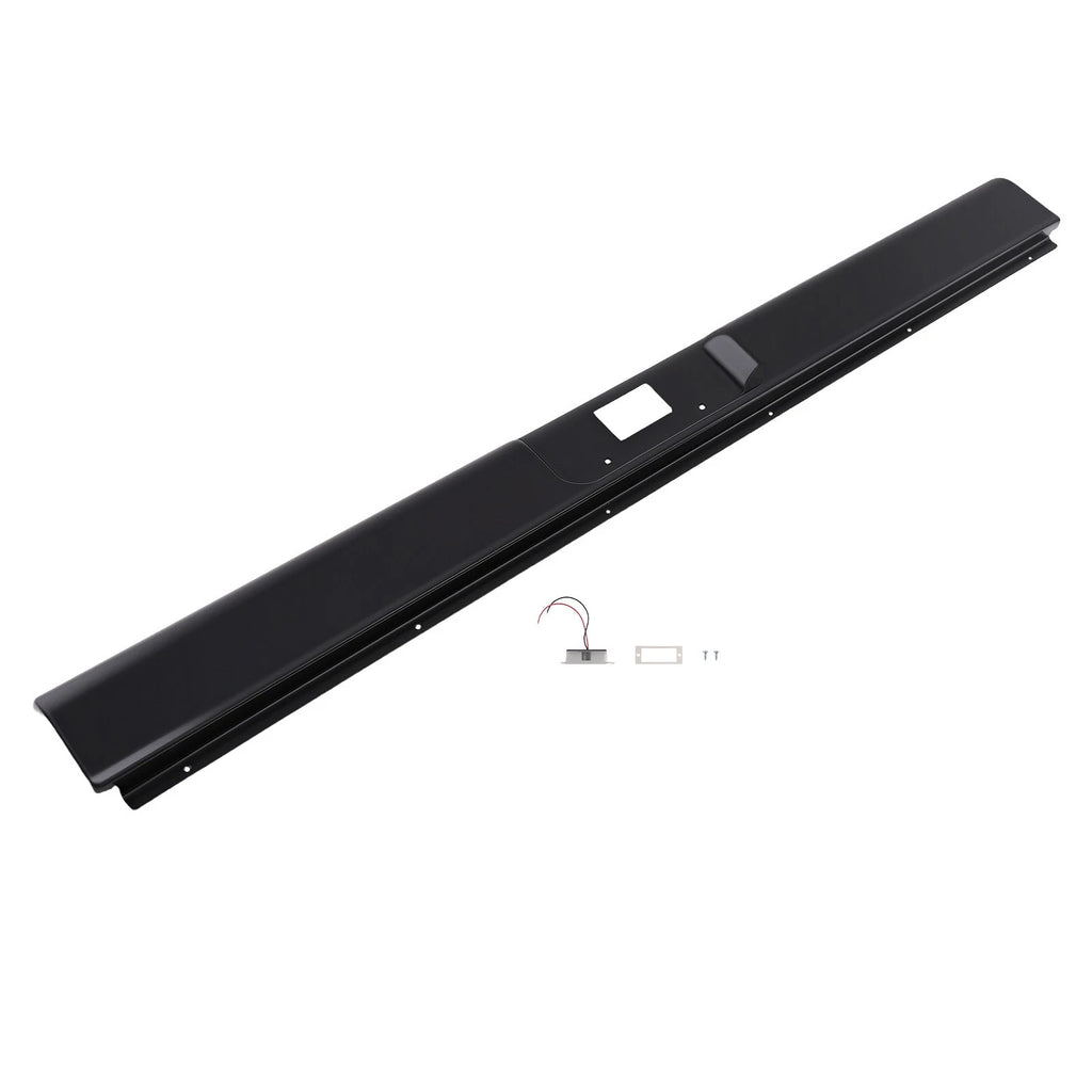 Black Steel Roll Pan for Chevy C10 C20 Pickup (1973–1987)