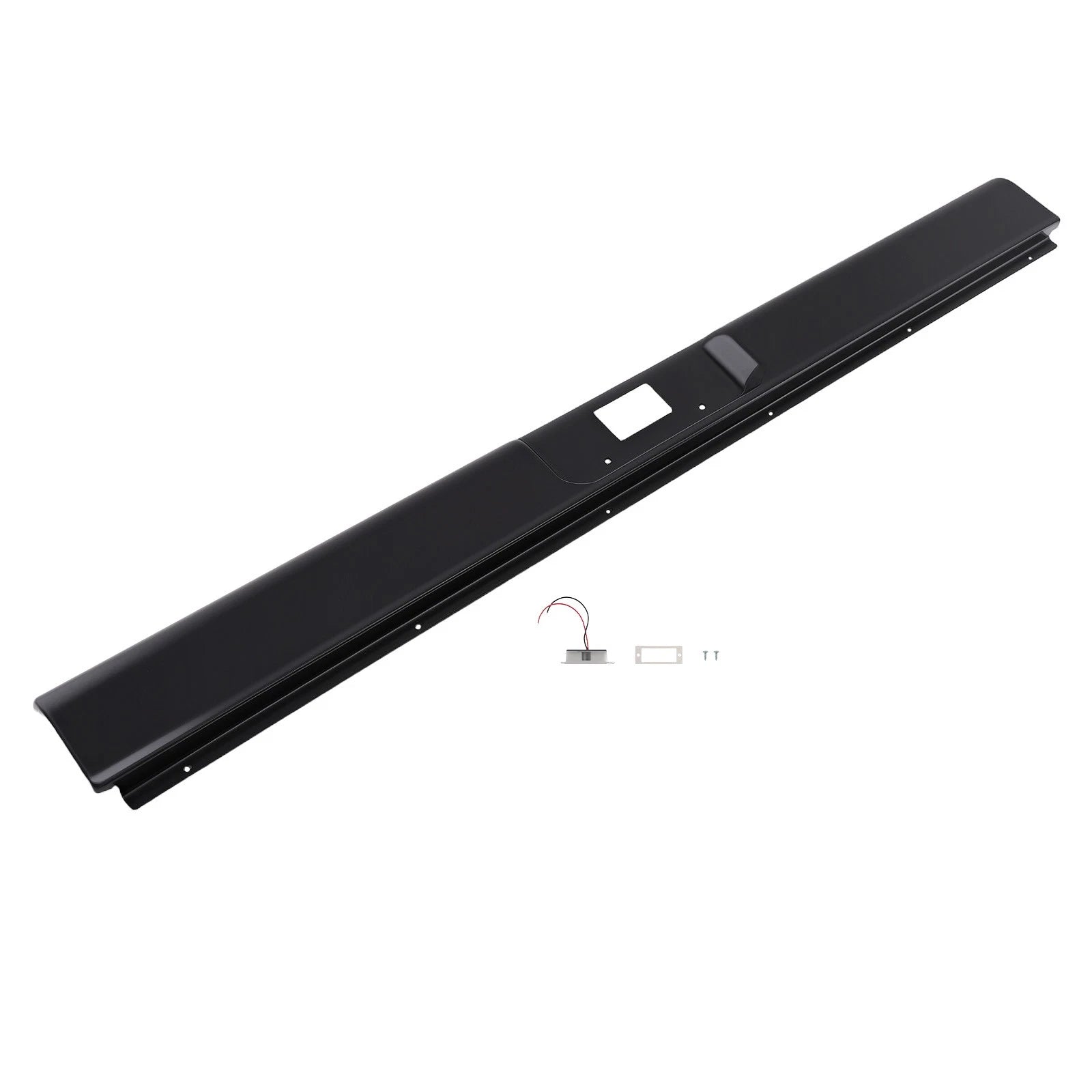 Black Steel Roll Pan for Chevy C10 C20 Pickup (1973–1987)
