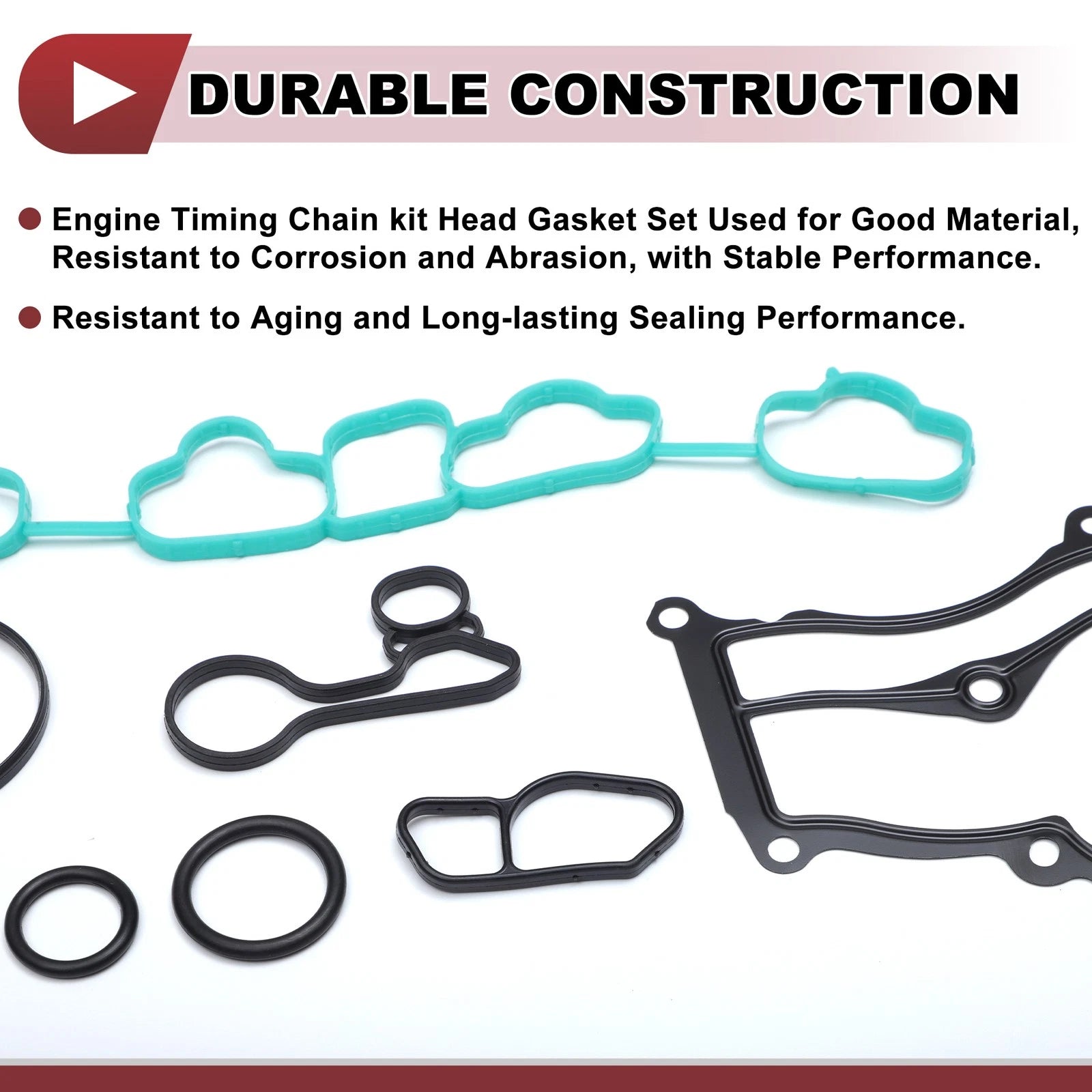 Set of 1 Timing Cover Gasket Kit No.HS54898 for Chevy Cruze 1.4L (2011–2015)