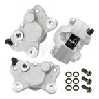 Front Rear Brake Calipers & Pads for Arctic Cat Bearcat 454 (1996–1998) 375 (2002)