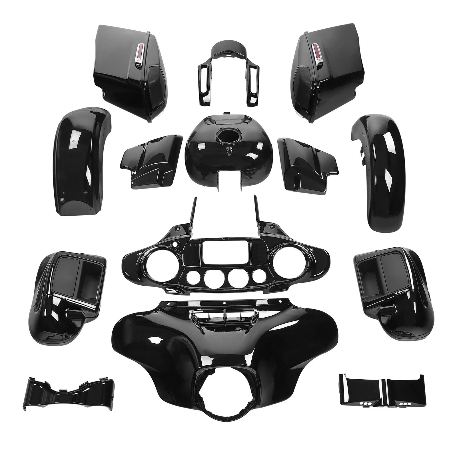 Fairings Bodywork Kit for Harley CVO Street Glide (2014–2024) 18 Vivid Black