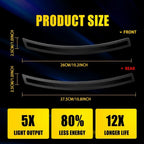 Set of 4 Side LED Signal Markers for Chevy Corvette C7 (2014–2019)