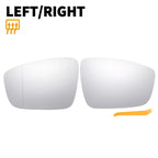 Heated Mirror Glass Replacement Pair for Volkswagen Beetle Jetta Passat 