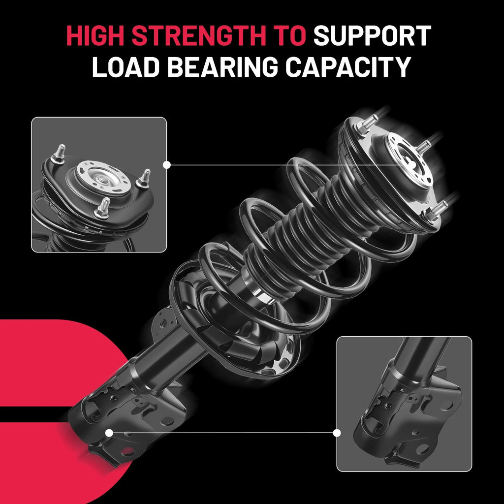 Front Complete Struts and Coil Springs for 2004-2009 Toyota Prius (1.5L)