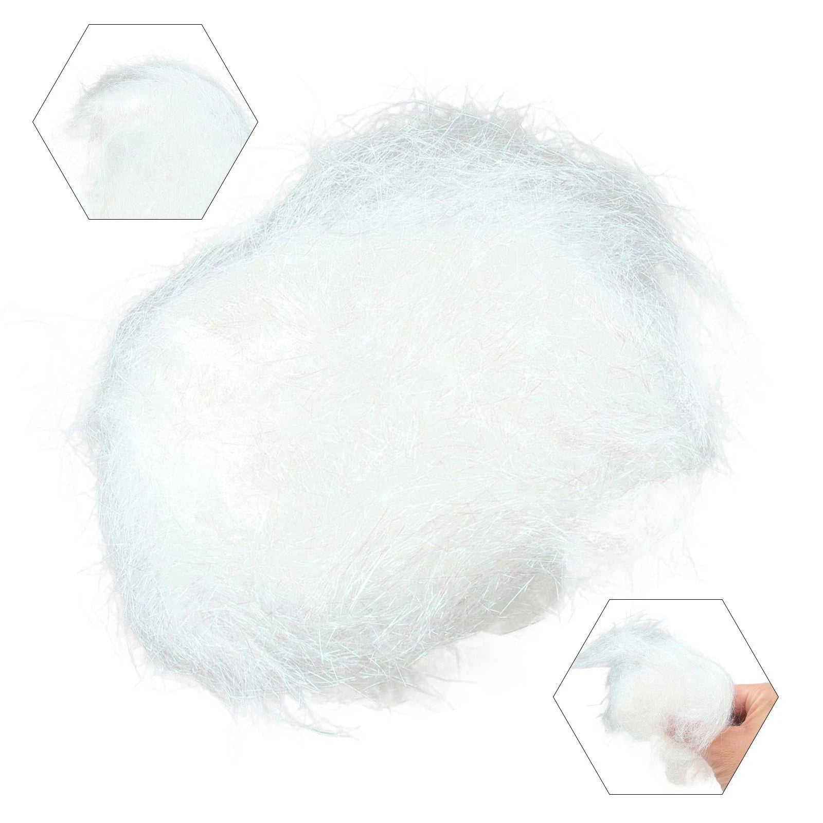 65mm Dubbing Synthetic Fibers Baitfish Fly Tying Material for Fishing