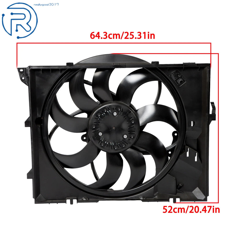 Radiator Cooling Fan Assembly 600W for BMW E90 128i 323i 325i 328i 330i