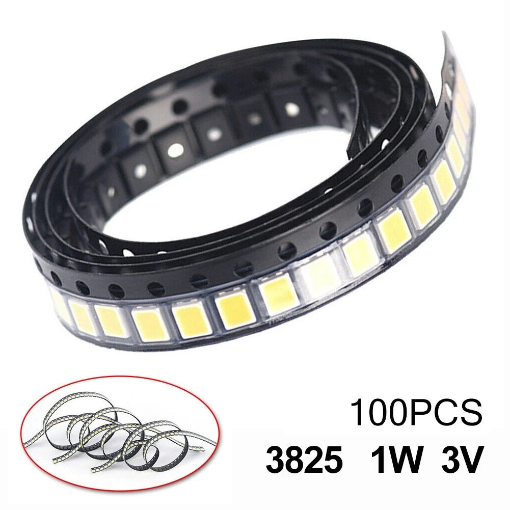 100Pcs 3528 Lamp Beads for LG LED TV Backlight Strip Bar (3V)