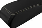 Leather Console Lid Armrest Cover for Audi A3 (2015–2020) - Beige Stitch