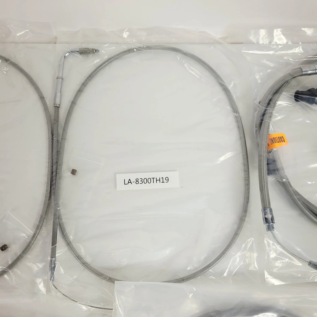Complete Black Brake Line Kit for Harley XL (1999–2003)