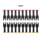 20 PCS Titanium Curved Oscillating Saw Blades for Multitools