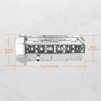 Aluminum Valve Cover with Gasket & Bolts for BMW 325i 330i 525i X3 X5 Z4 (2003–2006)
