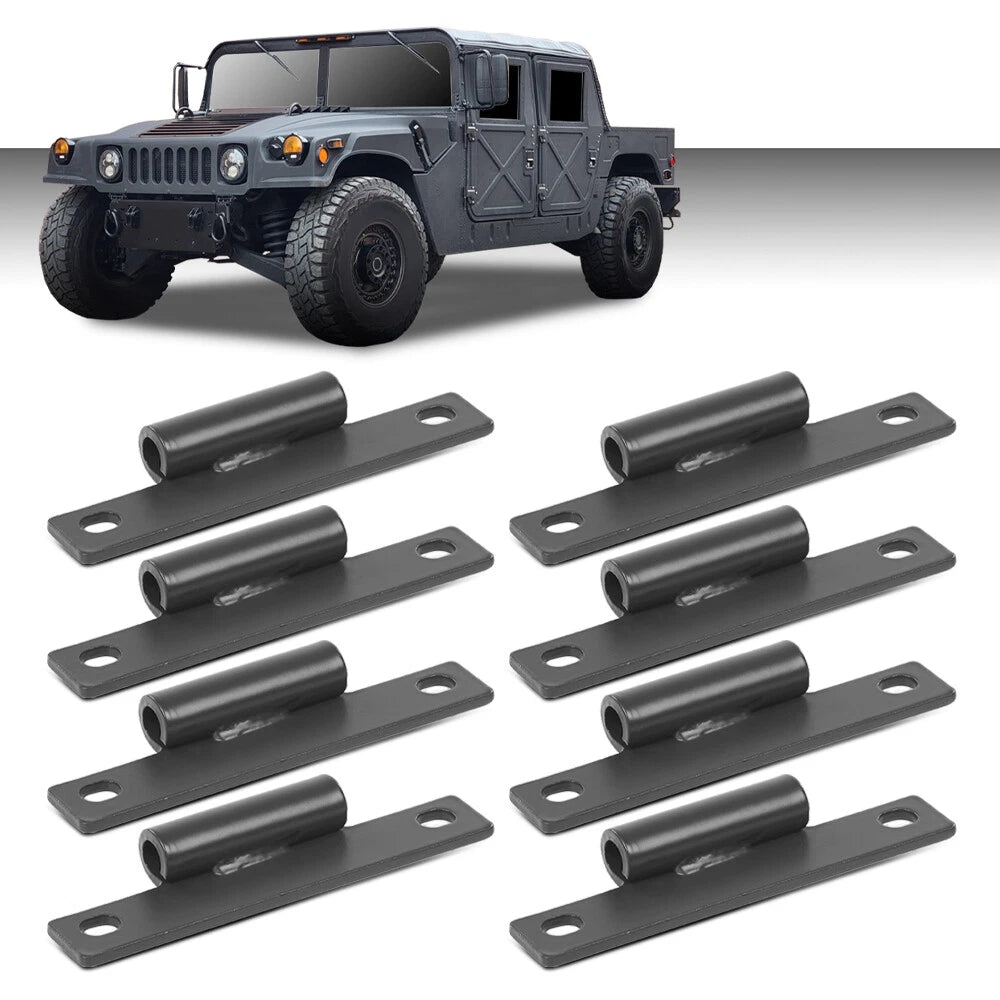 Set of 8 Body Side Door Hinges for Humvee M998