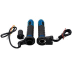 Universal 12V Heated Grips for Motorcycle (7/8", Blue)