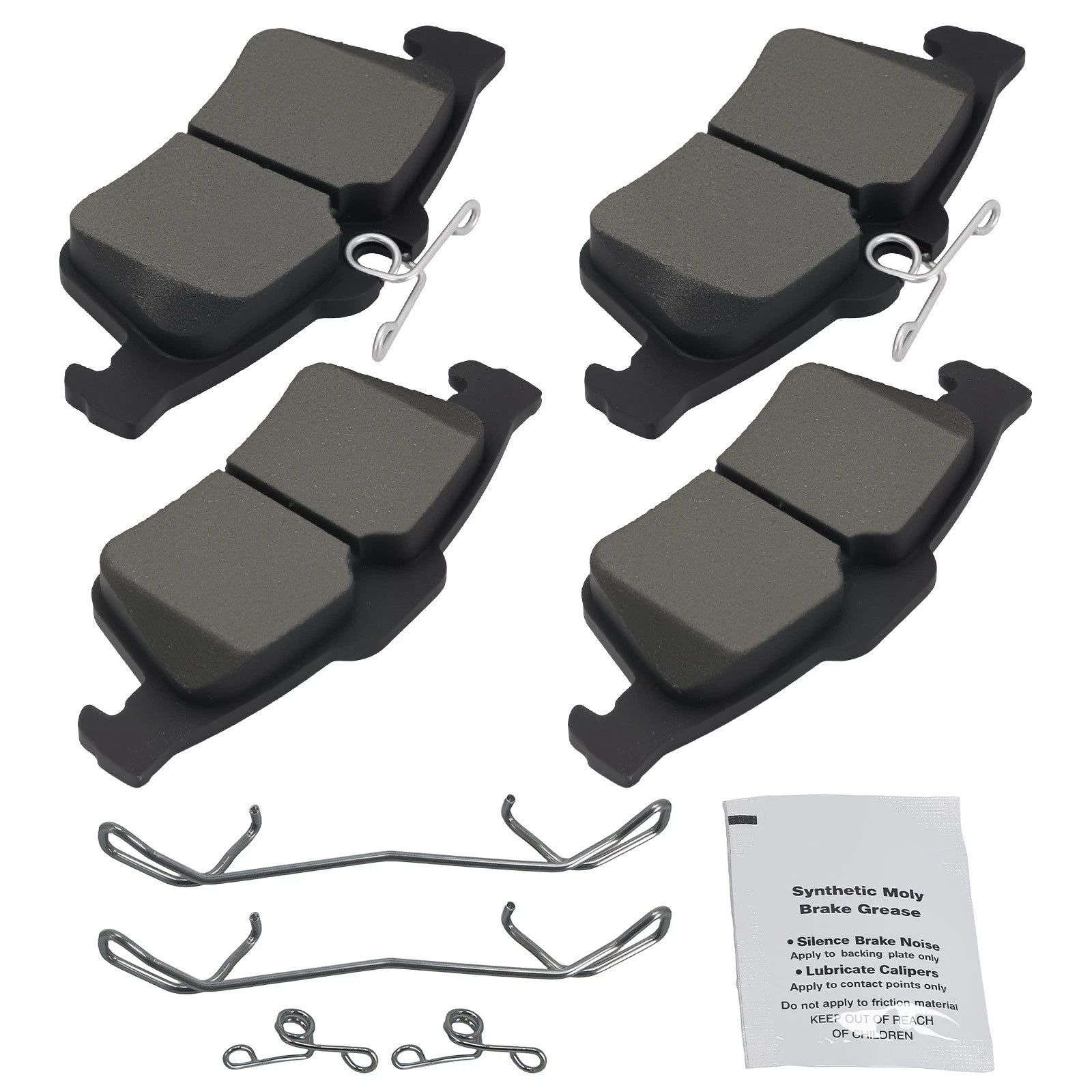 Rear Ceramic Brake Pads Kit for Volvo C30 C70 S40 (2006–2013)