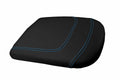Leather Console Lid Armrest Cover for Ford F150 Lariat (1997–2003) Blue Stitch