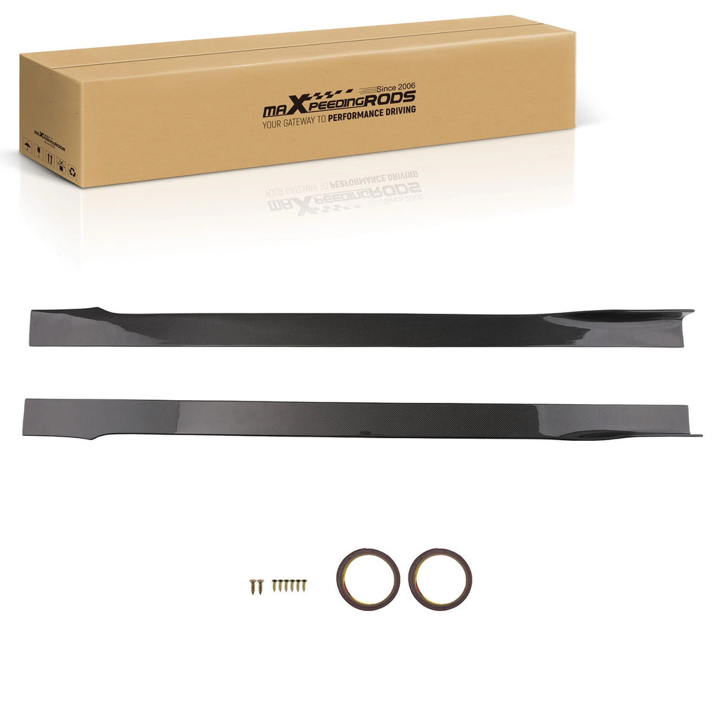 2pcs L & R Side Skirt Set for Infiniti Q50 2.0L/3.0L/3.5L/3.7L 2014-2024