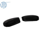 Set of 2 Plastic Gloss Black Side Mirror Covers for Honda Accord (2008-2012)