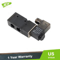 Brass Electric Solenoid Valve for Water Air (12V, N/C, IP65)
