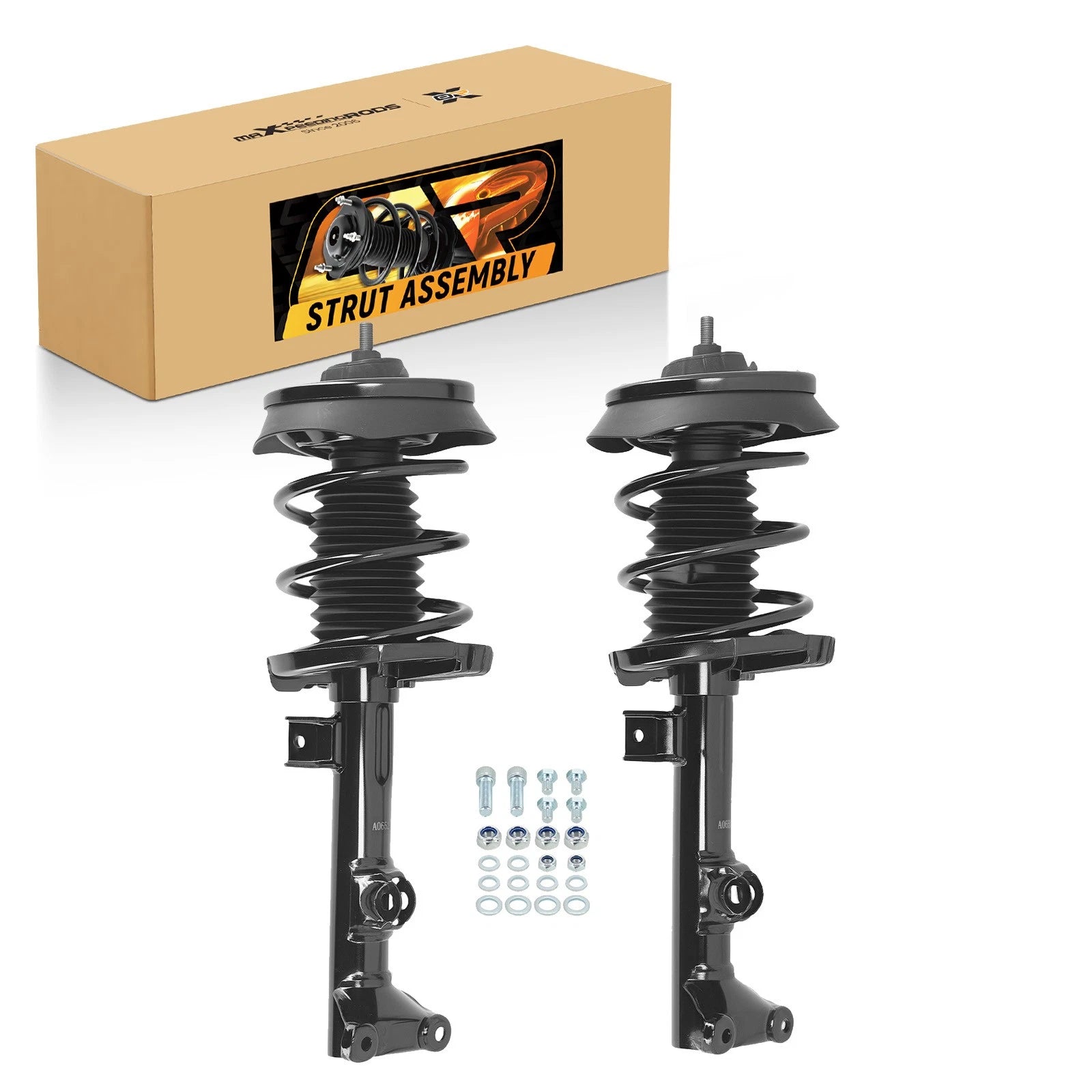 2X Front Struts Shocks w/Coil Spring for Mercedes-Benz C280 C350 (2006–2007)