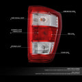Chrome Red Right Side Tail Light Assembly for Ford F-150 (2021–2023)