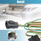 Set of 4 Trailer Wiring Harness 56245 4 Pin for Chevrolet Traverse (2014–2017)