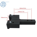Dual Ball Hitch Extender Receiver for Trucks (10000LB, Adjustable 2in Up 4in Down)