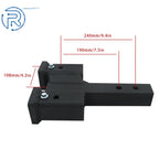 Dual Ball Hitch Extender Receiver for Trucks (10000LB, Adjustable 2in Up 4in Down)