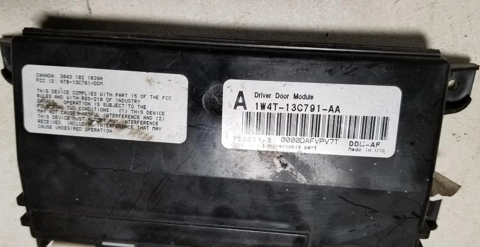 Driver Door Module for Lincoln LS Jaguar S-Type (2000–2002) 1W4T-13C791-AA