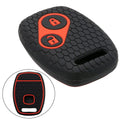 Black Red Silicone Remote Key Shell for Honda Accord (2011–2013)