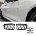 Grille for BMW 1 Series F20 F21 (2015–2017) Meteor Gloss Black Plated